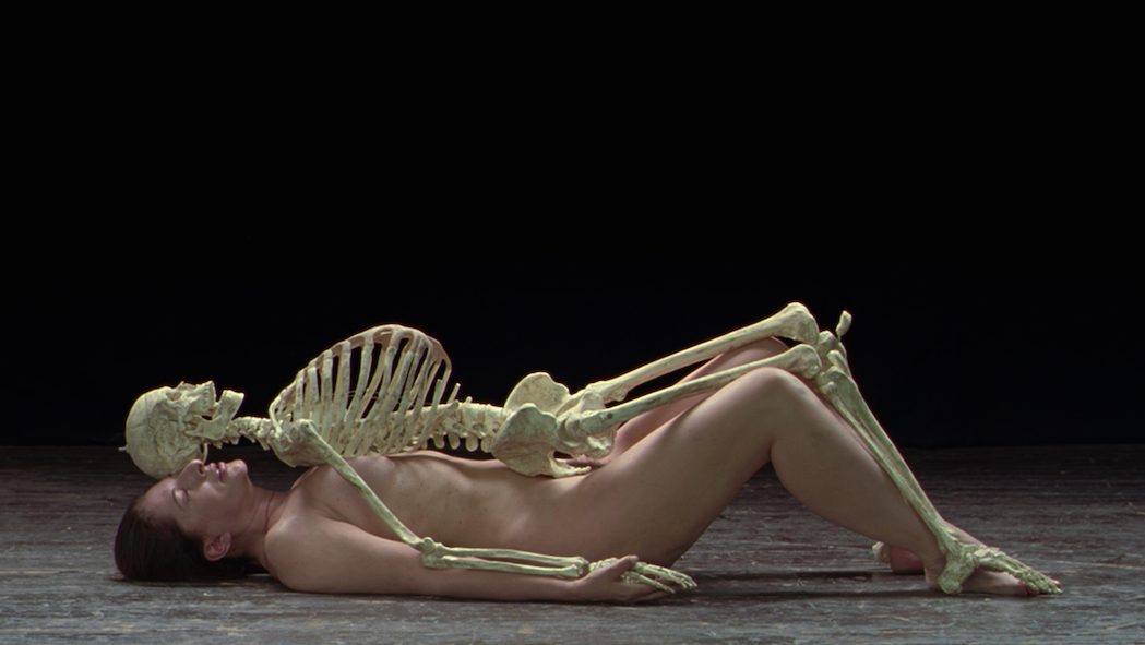 “Nude with Skeleton” (2005) – Marina Abramovic